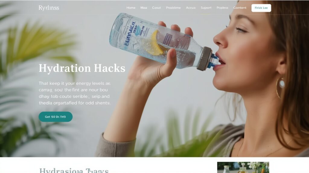 Hydration Hacks That Keep Your Energy Levels Steady Throughout the Day