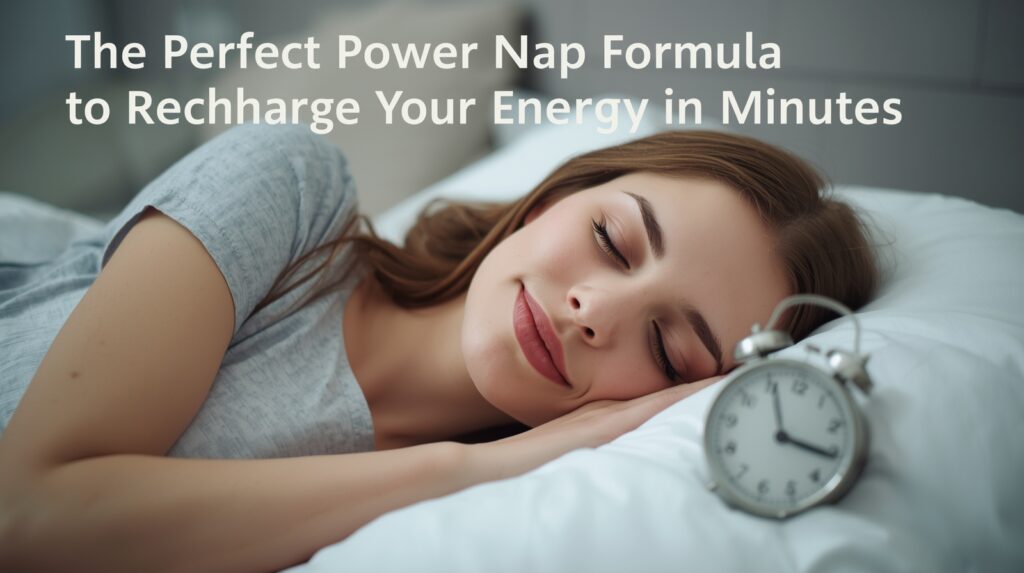The Perfect Power Nap Formula to Recharge Your Energy in Minutes